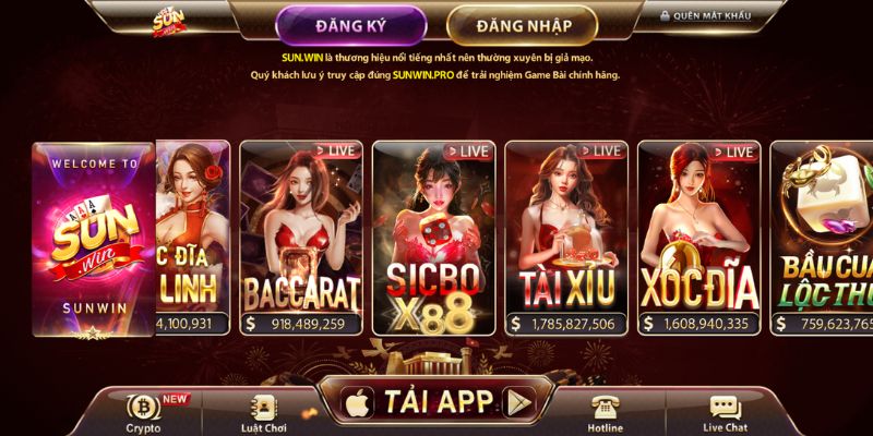 SunWin - Tải Game Sunwin Kiểm Định IOS/APK Uy Tín Chính Thức Không Chặn 10 Khuyến mãi mới nhất tại Sunwin