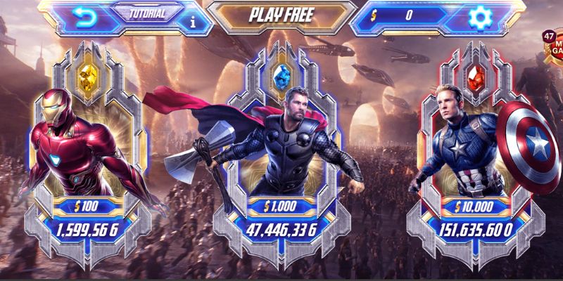 Avengers – Slot Game Siêu Anh Hùng Săn Jackpot Khủng 2025 2 Siêu anh hùng Avenger - Đỉnh cao slot game